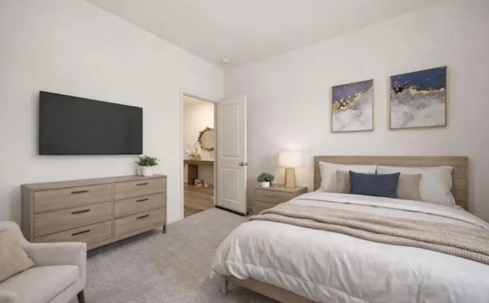 🏡 𝗟𝗶𝗸𝗲-𝗡𝗲𝘄 𝟮𝟬𝟮𝟰 𝗛𝗼𝗺𝗲 𝗶𝗻 𝗦𝘂𝗻𝘁𝗲𝗿𝗿𝗮 | 𝗦𝗽𝗮𝗰𝗶𝗼𝘂𝘀 𝗟𝗼𝘁 + 𝗣𝗿𝗶𝘃𝗮𝘁𝗲 𝗟𝗮𝘆𝗼𝘂𝘁 - Houses in Katy - รูปภาพ 6 of 10