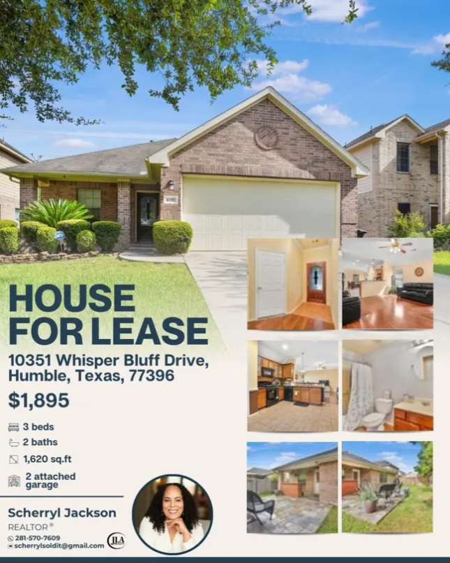 🏡 House for Lease in Humble, TX!