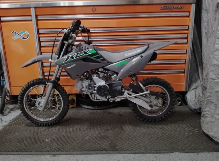 2025 klx110 rl electric start with clutch  4 speed - Motorcycles in Fall River - Image 2 of 4